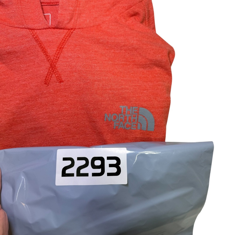 The North Face Men's Classic Fit Lightweight Hoodie Red Heather Size M Pullover - Picture 7 of 7